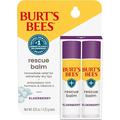 Burt S Bees Rescue Balm Elderberry Lip Balm With Antioxidant-Rich Elderberry Tint-Free Natural Origin Lip Care 2 Tubes 0.15 Oz.