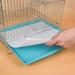 100 Pieces Bird Cage Liner Paper Disposable Bird Cage Paper Liners Precut Absorbent Fecal Tray Cages Cushion Pad Mat Cuttable PetCages Cushion for Bird Parrot 8.5 X 6