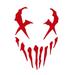 Devil Decals for Cars|Window Devil Claws Sticker Decals|PET UV Resistant Waterproof Back Adhesive Car Decals for Refrigerator Window Bumper Motorcycle SUV Laptop