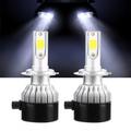 Car Headlamp Led Headlight Led Headlamp Led Headlight Bulbs 2pcs Super Bright Car Auto Mini LED Headlight Kit Headlamp Bulbs 55W 6000K For H7