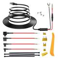 Radar Detector Hardwire Kit Direct Wire Wiring kit for Escort Valentine One Uniden Beltronics Cobra Radar Detector Quick Connection Plug and Play Power Cord Cable(13FT RJ11)