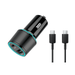 USB C Car Charger UrbanX 20W Car and Truck Charger For Sony Xperia XA2 with Power Delivery 3.0 Cigarette Lighter USB Charger - Black Comes with USB C to USB C PD Cable 3.3FT 1M