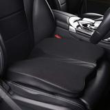 LARROUS Car Seat Cushion - Comfort Memory Foam Seat Cushion for Car Seat Driver Tailbone (Coccyx) Pain Relief Pad Car Seat Cushions for Driving Office Chair Cushion(Black)