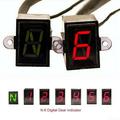 UHUSE LED Motorcycle Gear Indicator N-6 Speed Shift Clutch Lever Gauge Part Universal