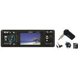 Absolute DMR-360BTAD 3.5 Single Din Car Stereo DVD/CD/MP3/AM/FM 3.5-Inch In-Dash Receiver with DVD Player Flip Down Detachable