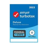 TurboTax Deluxe 2023 Fed + E-file & State (CD)