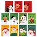 48pcs Christmas Cartoon Notebook Notepad Pocket Notebook for Kids Adults Festival Birthday Gifts Style Random (16pcs Santa Claus+16pcs Christmas Snowman+16pcs Christmas Deer Random Style)