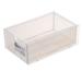 Wozhidaoke Home Textile Storage Stackable Desktop Drawer Storage Box Student Stationery Sundries Storage Box Clear Standard