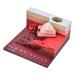 MACTANO 3D Art Sticky Notes Memo Pad Kiyomizu Temple Rip Away Paper Carving Creative Decoration Red