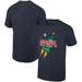 Men's Ripple Junction Heather Navy NASA Space Shuttle Holiday Graphic T-Shirt