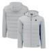 Men's Cutter & Buck Gray Arizona Diamondbacks Evoke Hybrid Eco Recycled Full-Zip Hooded Jacket