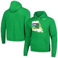 Men's Nike Green Tulane Wave Mardi Gras Club Fleece Pullover Hoodie