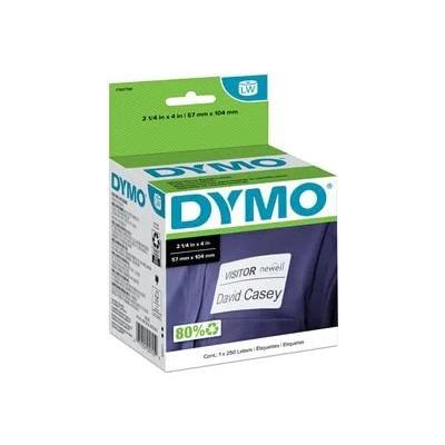 DYMO LabelWriter Self-Adhesive Name Badge Labels, 2.25