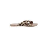 COCONUTS by Matisse Sandals: Tan Leopard Print Shoes - Women's Size 10