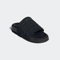 Badesandale ADIDAS ORIGINALS "ADILETTE ESSENTIAL W" Gr. 43, schwarz (core black, core black) Schuhe Strandschuhe