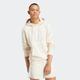 Kapuzensweatshirt ADIDAS ORIGINALS "TREFOIL HOODY" Gr. M, weiß (wonder white) Herren Sweatshirts