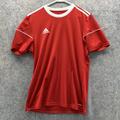 Adidas Shirts | Adidas Shirt Men Medium Red White Training Fit Outdoors Climalite Soccer | Color: Red/White | Size: M