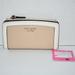 Kate Spade Bags | Kate Spade Knott Colorblock Zip Slim Leather Wallet In Warm Stone Multi #K7827 | Color: Cream/Tan | Size: Os