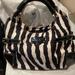 Kate Spade Bags | Adorable Kate Spade Zebra Fabric “Francis” Satchel With Patent Leather Handles | Color: Black/Cream | Size: Os