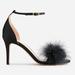 J. Crew Shoes | Nwt J.Crew Collection Rylie Feather-Strap Heels | Color: Black | Size: 12