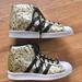 Adidas Shoes | Adidas Superstar Up High Tops | Color: Black/Gold | Size: 8