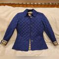 Burberry Jackets & Coats | Burberry Quilted Jacket Xs | Color: Blue | Size: Xs