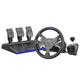 PXN-V99 Gaming steering wheel, 270/900°3nm force feedback Racing steering wheel, disassembly, with Hall magnetic induction pedal, 6+1 gear shift rod game racing steering wheel for PS4/PS3/Xbox One,