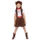 Amscan 9919007 - Girls World Book Day Western Cowgirl Kids Fancy Dress Costume Size: 10-12yrs