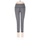 VSX Sport Active Pants - Mid/Reg Rise Skinny Leg Cropped: Gray Activewear - Women's Size Medium