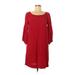 Splendid Casual Dress - Shift: Red Print Dresses - Women's Size Medium