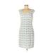 Tory Burch Casual Dress - Sheath V Neck Sleeveless: White Dresses - Women's Size 6