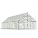 Canopia Balance 10' D Hobby Greenhouse Aluminum/Polycarbonate Panels in Gray | 101.2 H x 120 W x 240 D in | Wayfair 707016