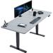 Vivo Electric 71" x 30" Stand Up Desk Workstation, 2B7B Series Wood/Metal in Gray/Black | Wayfair DESK-KIT-2B7G