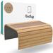 Latitude Run® Sofa Tray - Flexible Couch Armrest Organizer w/ Anti-Slip Cork Pad | Sofa Tray w/ 18.5X13.4 Inches | 0.4 H x 20 W x 14 D in | Wayfair