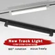 Spot LED sur rail LED 10/20/30/40W applique murale projecteur COB Rails Spot éclairage sur rail