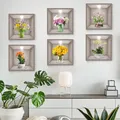 Autocollants Muraux 3D en Vinyle avec Vases Design Unique Art Mural Superbe Décoration de