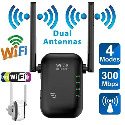 Répéteur Wi-Fi longue portée 300Mbps 2.4G 11N Stérilisation Amplificateur de signal sans fil