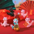 Mini figurine de dragon en résine pour la décoration de la maison ornement en forme de dragon