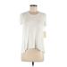 Iris Basic Short Sleeve T-Shirt: White Tops - Women's Size Medium