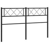 vidaXL Headboard Metal Bed Header with Back Support for Bedroom Furniture