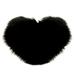 iOPQO Pillow Case Heart Shaped Throw Pillow Cushion Plush Pillows Gift Home Sofa Decoration Cushion Pillowcase HQJ81115571 Black F