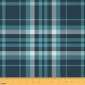 Buffalo Plaid Upholstery Fabric by the Yard Dark Blue and Light Blue Grid Fabric Geometric Grid Check Indoor Outdoor Fabric Rustic Farmhouse Style Decorative Fabric for Clothing Sewing 3 Yards