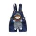 EHQJNJ Baby Clothes For Girls 6-9 Months Summer Toddler Baby Girls Boy s Denim Suspender Jeans Overalls Jean Overall Summer For Baby Girl Boy with Cute 3D Dark Blue Polka Dot