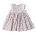 EHQJNJ Baby Clothes For Girls 12-18 Months Dresses Girls Summer Floral Dress Sleeveless Lace Lace A Swing Casual Going out For 1 To 5 Years Pink Print For Kids Girls 9-10