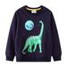 ASFGIMUJ Toddler Hoodie Toddler Sweatshirts Print Patterned Long Sleeve Pullover Crewneck Tops Shirts Boys Fashion Hoodies & Sweatshirts Green 3 Years-4 Years