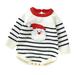 EHQJNJ Baby Girl 3-6 Months Princess Baby Boys Girls Christmas Knit Romper Sweater Onesie Santa Long Sleeve Striped Bodysuit Warm Winter Clothes White Floral