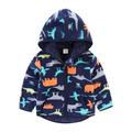 HIBRO Girls 4t Winter Clothes Girls Baby Winter Hooded Boys Jackets Warm Coats Sweatshirt Kids Cartoon Girls Coat&jacket