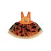 Girl Halloween Costume Dress Pumpkin Pattern Bat Tulle Sling Dress