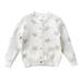 Meuva Kids Toddler Baby Girls Boys Autumn Winter Knit Sweater Star Print Long Sleeve Coat Jacket Toddler Boy Toddler Boy Thick Zip up Hoodie Junior Hoodies Pullover Toddler Boys Holiday Outfit