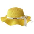 mveomtd Children s Girls Sunscreen Hat Summer Bow Sun Hat Straw Hat Braided Hat Beach Hat Sun Visor Fisherman s Hat Pumpkin Hat Toddler Girls Winter Hats